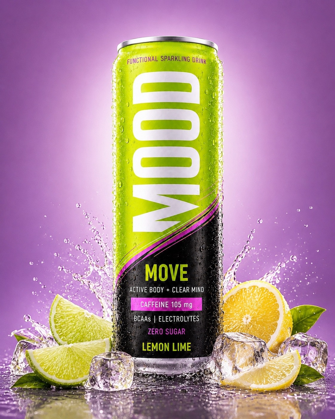 MOVE Lemon Lime Dose mit Limetten und Zitronen